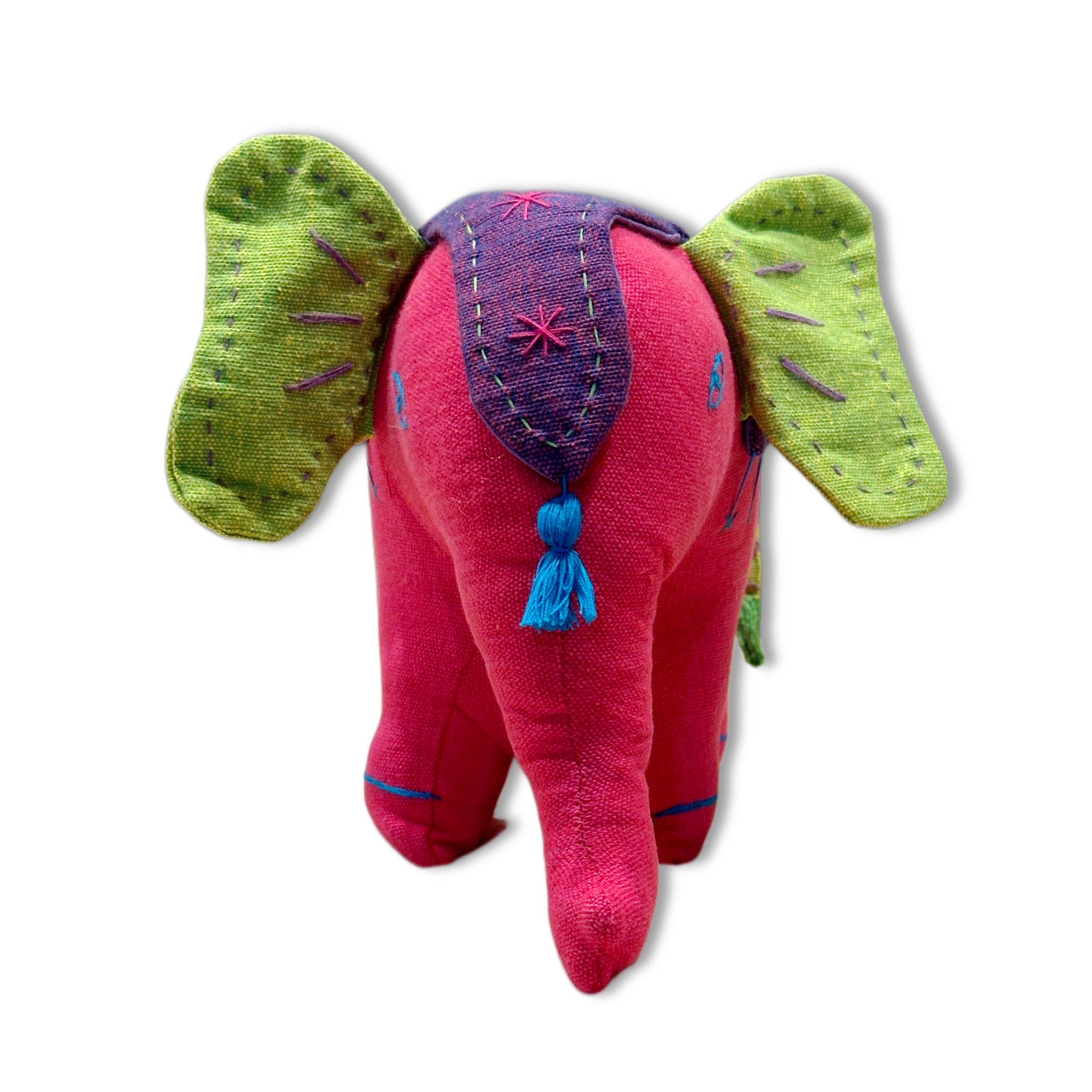 Handloom Stuffed Elephant