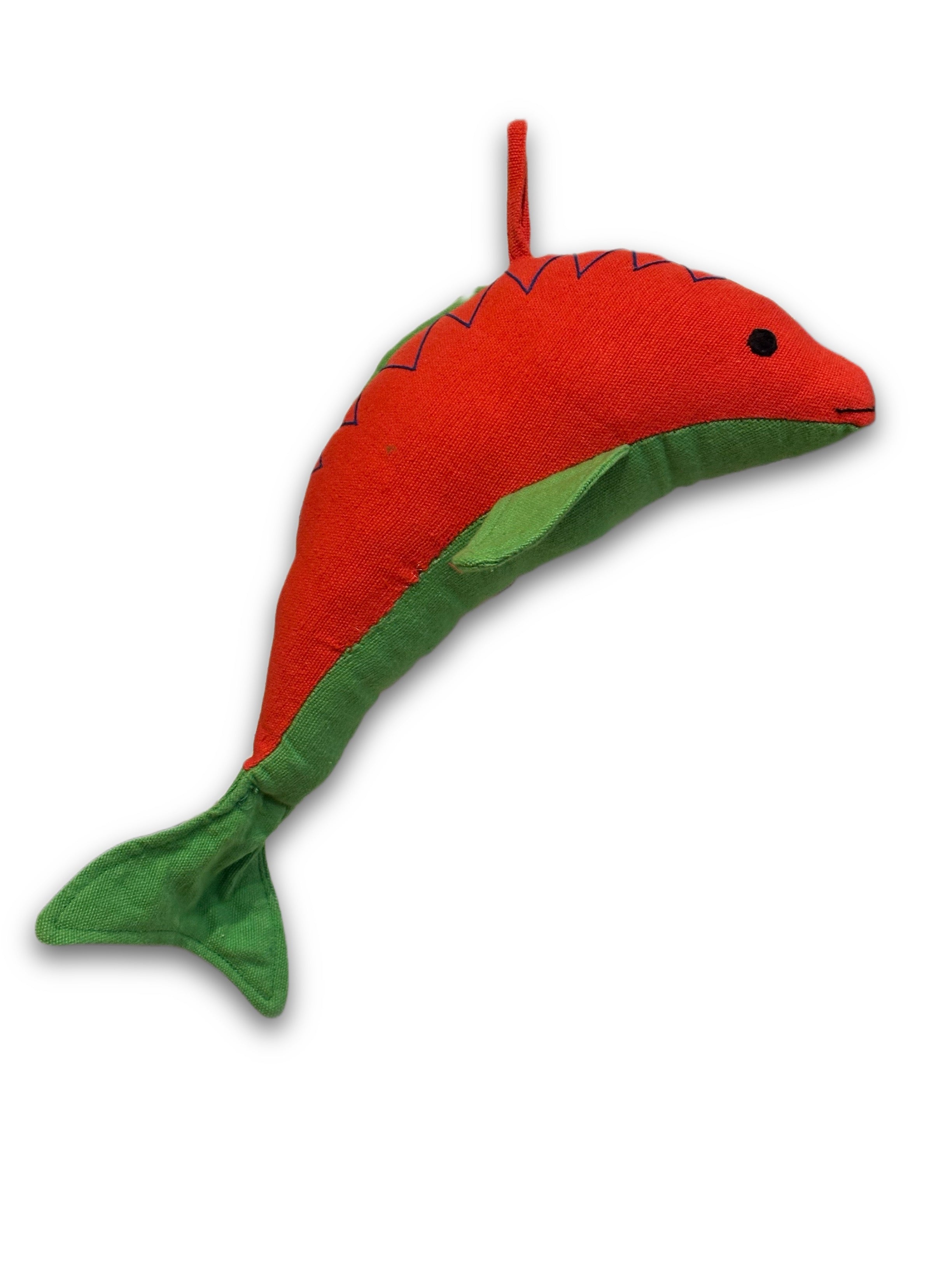 Handloom Stuffed Dolphin