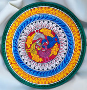 Decorative Plate with Peacocks