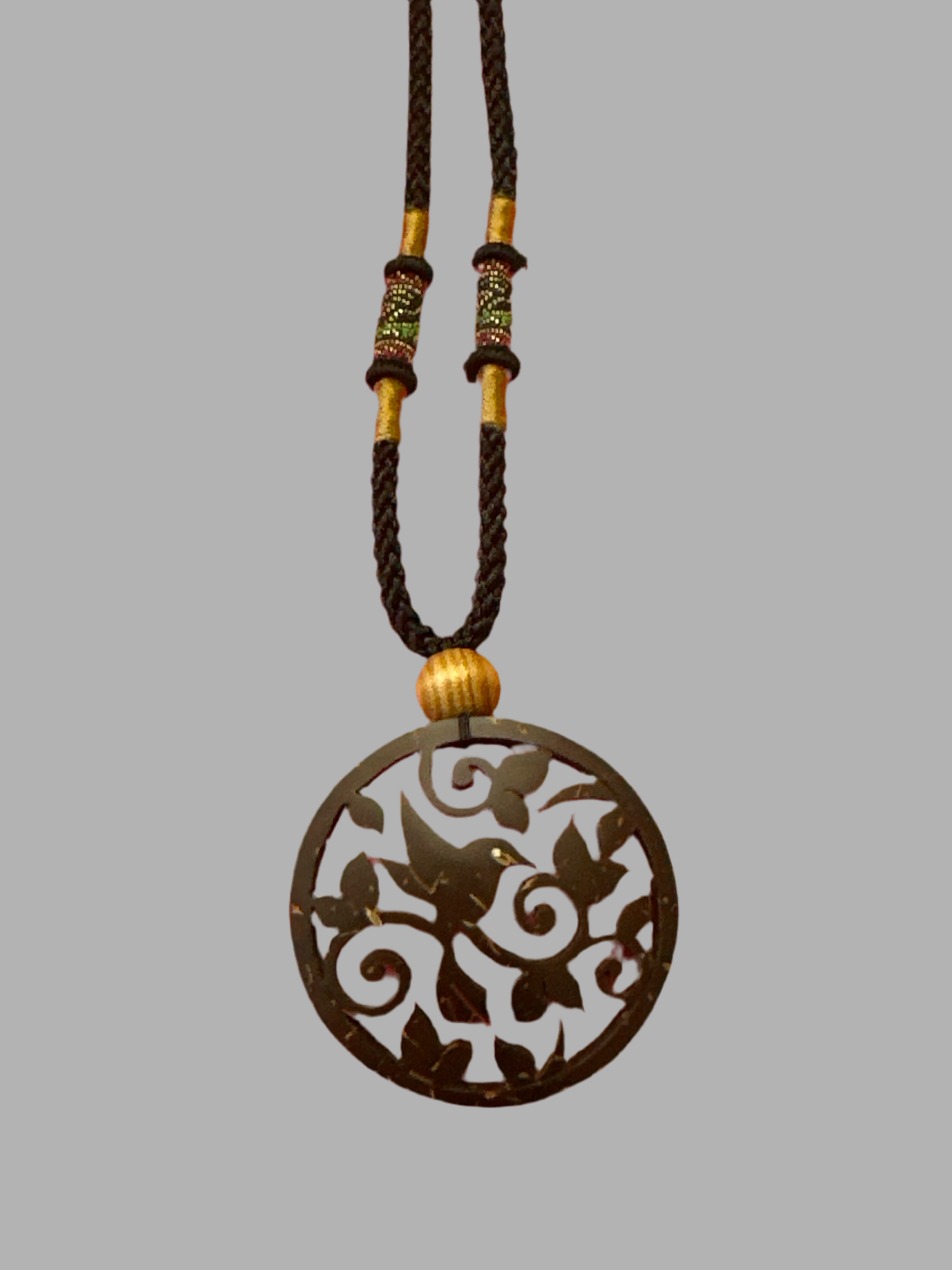 Coconut Shell Necklaces with Animals