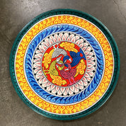 Decorative Plate with Peacocks