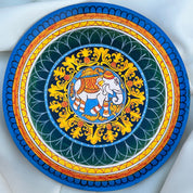 Decorative Plate with Elephants