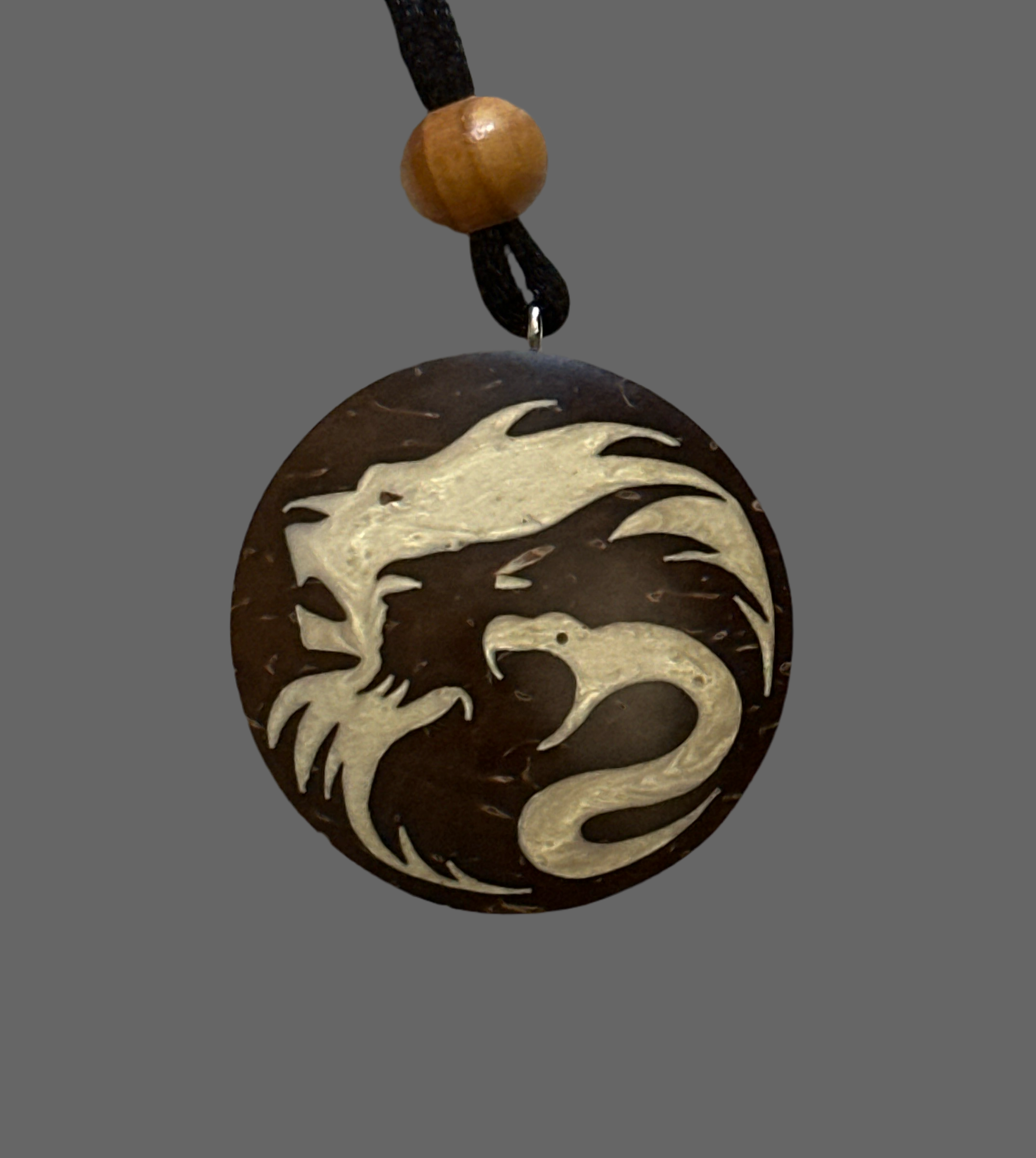 Coconut Shell Necklaces with Animals