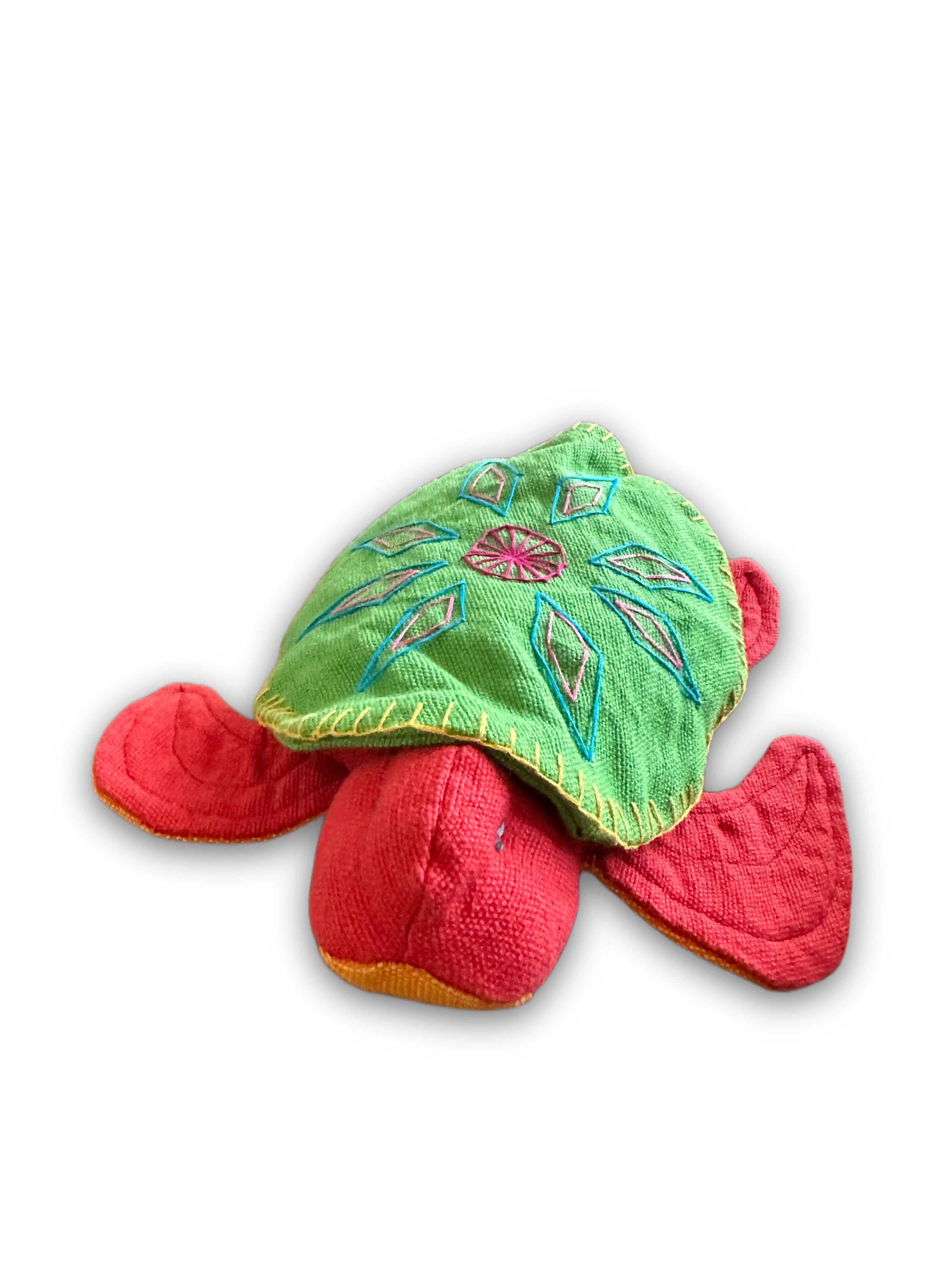 Handloom Stuffed Tortoise